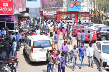 Baahubali 2 Hungama at RTC X Roads